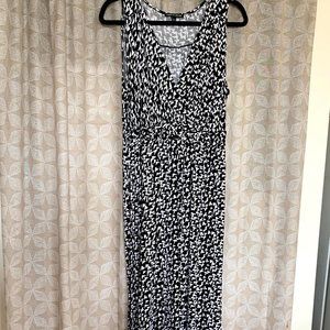 Cable & Gauge Black and White Maxi Dress